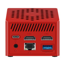 foto de MINI PC LEOTEC INTEL N100 8GB 128GB M.2 WIN11 PRO PRE-INSTAL ROJO