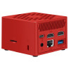 foto de MINI PC LEOTEC INTEL N100 8GB 128GB M.2 WIN11 PRO PRE-INSTAL ROJO