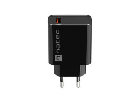 foto de CARGADOR NATEC RIBERA 18W 1XUSB-A QC3.0 NEGRO