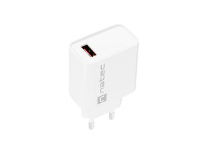 foto de CARGADOR NATEC RIBERA 18W 1XUSB-A QC3.0 BLANCO