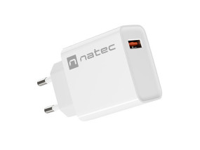 foto de CARGADOR NATEC RIBERA 18W 1XUSB-A QC3.0 BLANCO