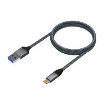 foto de CABLE AISENS USB 3.1 GEN2 ALUMINIO 10GBPS 3A USB-C/M-A/M 2.0M