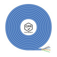 foto de BOBINA CABLE RED AISENS RJ45 LSZH CPR Dca CAT.6 UTP 100M AZUL