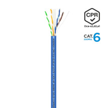 foto de BOBINA CABLE RED AISENS RJ45 LSZH CPR Dca CAT.6 UTP 100M AZUL