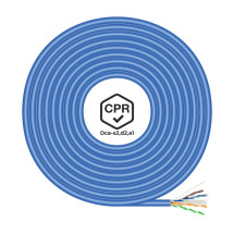 foto de BOBINA CABLE RED AISENS RJ45 LSZH CPR Dca CAT.6 UTP 100M AZUL