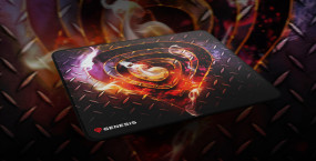 foto de ALFOMBRILLA GENESIS CARBON 500 M STEEL G2 300X250X2,5 MM