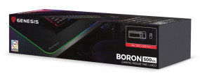 foto de ALFOMBRILLA GENESIS BORON 500 XXL LOGO 800X400X4 MM RGB