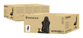 foto de SILLA GAMING GENESIS NITRO 440 G2 MESH GASLIFT 3 120KG NEGRA
