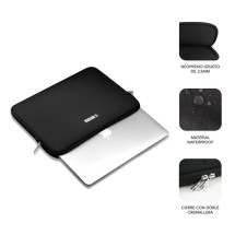 foto de FUNDA PORTATIL SUBBLIM BUSINESS LAPTOP SLEEVE NEOPRENE V2 13,3-14 BLACK