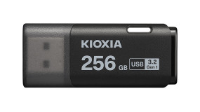 foto de MEMORIA USB 3.2 KIOXIA 256GB U301 HAYABUSA NEGRO