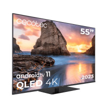 foto de TV CECOTEC 55 LED 4K UHD FRAMELESS SUBWOOFER ANDROIDTV 11 VQU11055Z+