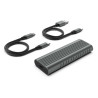 foto de CAJA EXTERNA DISCO DURO EWENT USB-C 3.2 GEN 2 SSD M.2 NVMe SIN TORNILLOS