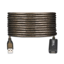 foto de CABLE ALARGADOR EWENT USB 2.0 USB-A AMPLIFICACION SEÑAL 5m NEGRO