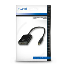 foto de ADAPTADOR GRAFICO EWENT USB TIPO C DP 4K 60HZ