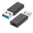 foto de ADAPTADOR EWENT USB 3.2 GEN 1 TIPO A M / USB-C F CUERPO DE ALUMINIO