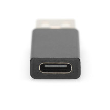 foto de ADAPTADOR EWENT USB 3.2 GEN 1 TIPO A M / USB-C F CUERPO DE ALUMINIO
