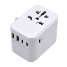 foto de CARGADOR MOVIL EWENT ADAPTADOR DE VIAJE EU/USA/UK/AUS 2-P USB Y 3 TYPE-C