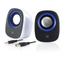 foto de ALTAVOCES EWENT EW3513 2.0 5W RMS USB BLANCO/NEGRO