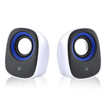 foto de ALTAVOCES EWENT EW3513 2.0 5W RMS USB BLANCO/NEGRO