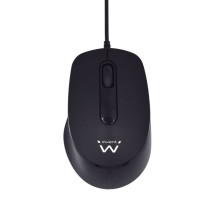 foto de RATON EWENT EW3159 OPTICO 1000 DPI CLIC SILENCIOSO NEGRO USB