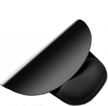 foto de ALFOMBRILLA EWENT ERGONOMICA REPOSAMUÑECAS GEL NEGRA 240X212X21MM