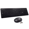 foto de COMBO TECLADO RATON EWENT ESPAÑOL TECLAS CONCAVAS RF INALMABRICO NEGRO