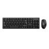 foto de COMBO INALAMBRICO EWENT TECLADO Y RATON ESPAÑOL NEGRO TECLAS PROGRAMABLES