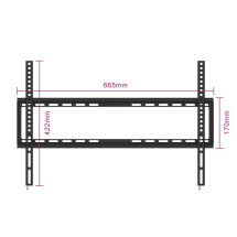 foto de SOPORTE EWENT DE PARED PARA TV EASY FIX XL 37 - 75 VESA MAX. 600X400