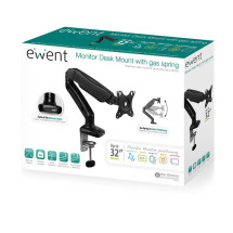 foto de SOPORTE MONITOR EWENT FLEXIBLE MONITOR PLANO 9KG 17-34 VESA 75x75 o 100x100