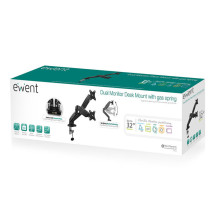 foto de SOPORTE MONITOR EWENT FLEXIBLE 2 MONITOR PLANO 9KG 17-34 VESA 75x75 o 100x100