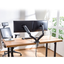 foto de SOPORTE MONITOR EWENT FLEXIBLE 2 MONITOR PLANO 9KG 17-34 VESA 75x75 o 100x100