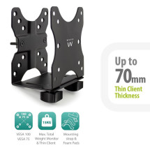 foto de SOPORTE ORDENADOR EWENT VESA PARA MINI PC