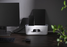 foto de CAJA DE ORGANIZACION EWENT DE CABLE CON SOPORTE 307X135X130MM