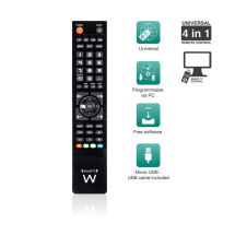 foto de MANDO DISTANCIA EWENT UNIVERSAL 4-1 PROGRAMABLE -PC CON CABLE MICRO USB