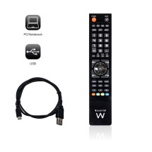 foto de MANDO DISTANCIA EWENT UNIVERSAL 4-1 PROGRAMABLE -PC CON CABLE MICRO USB