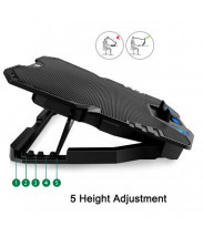 foto de BASE EWENT PORTATIL-5 SILENT FAN UP TO 17-2P USB-5 SPEED FAN-2 COOLING MODE