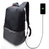 foto de MOCHILA EWENT PARA PORTATIL- 17.3'' NEGRA CON PUERTO DE CARGA USB