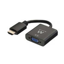 foto de CABLE CONVERTIDOR EWENT HDMI MACHO - VGA HEMBRA CON AUDIO 0,15 METROS