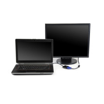 foto de CABLE CONVERTIDOR EWENT HDMI MACHO - VGA HEMBRA CON AUDIO 0,15 METROS