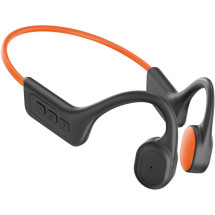 foto de LEOTEC AURICULARES CONDUCCION OSEA IPX7 Naranja- Bateria 230mAh - Llamadas