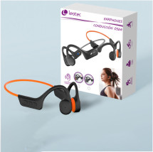 foto de LEOTEC AURICULARES CONDUCCION OSEA IPX7 Naranja- Bateria 230mAh - Llamadas