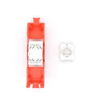 foto de PRESA KEYSTONE WP CAT.6A UTP, TOOLLESS, COLOR ROJO