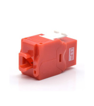 foto de PRESA KEYSTONE WP CAT.6A UTP, TOOLLESS, COLOR ROJO