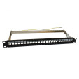 foto de PANEL MODULAR WP 24 PUERTOS STP CAT5E/6 CON GESTOR DE CABLES