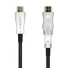 foto de CABLE HDMI AISENS V2.0 OPTICO ACTIVO AOC DESMONTABLE 4K60HZ M/M 15M NEGRO