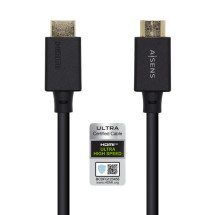 foto de CABLE HDMI AISENS V2.1 ULTRA ALTA VELOCIDAD CERTIFICADO 8K60H M/M 1.5M NEGRO