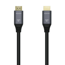 foto de CABLE HDMI AISENS V2.1 ULTRA ALTA VELOCIDAD 8K60HZ M/M 1.0M GRIS NEGRO