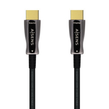 foto de CABLE HDMI AISENS V2.1 OPTICO ACTIVO AOC 8K60HZ M/M 10M NEGRO