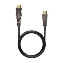 foto de CABLE HDMI AISENS V2.1 OPTICO ACTIVO AOC DESMONTABLE 8K60HZ M/M 15M NEGRO