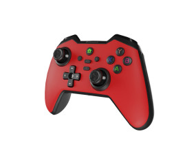 foto de GAMEPAD GENESIS MANGAN 400 WIRELESS (FOR PC/SWITCH/MOBILE) ROJO